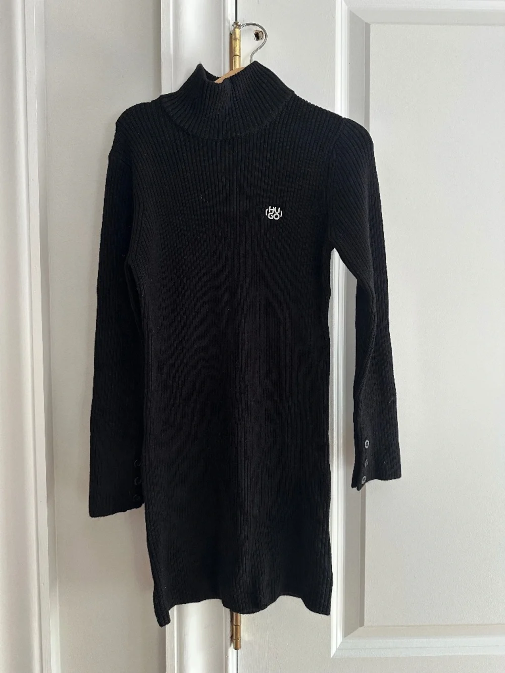 Hugo boss black knit dress kids size 12 brand new with tags